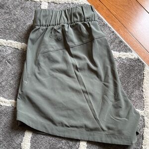 Lululemon Olive Green Athletic Shorts